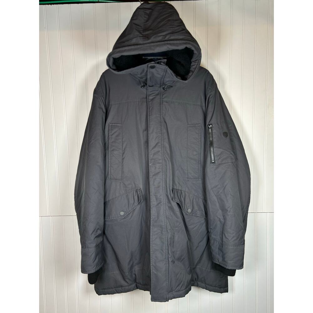 1 Madison Expedition Heritage Collection men’s grey Parka Jacket Coat Size XXL